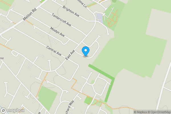 Map location for Mowbray Drive, LEICESTER, Leicestershire, LE7 2EU