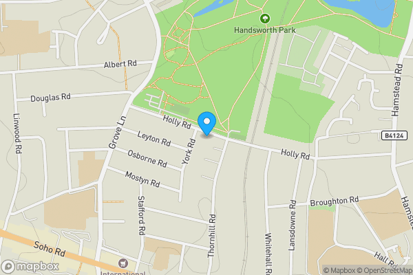 Map location for 143 Holly Road, Handsworth, Birmingham, West Midlands B20 2BY