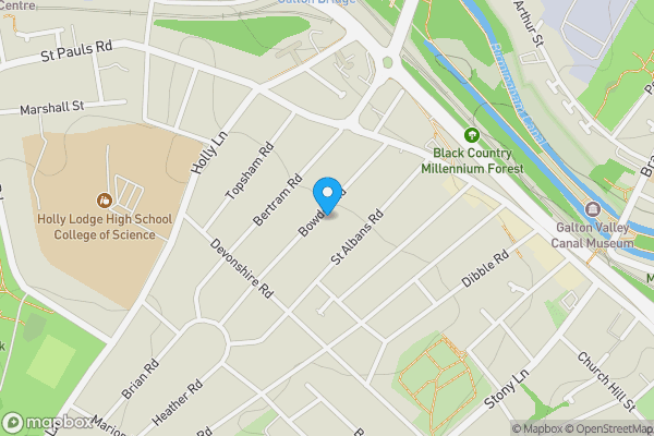 Map location for 71 Bowden Road, Smethwick, B67 7NX