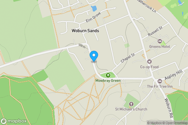 Map location for The Leys, Milton Keynes, Buckinghamshire, MK17 8QF