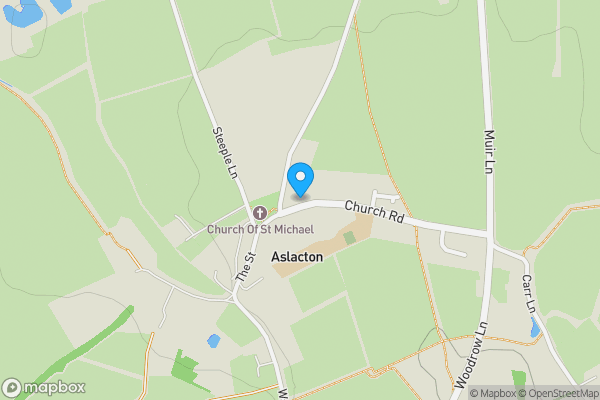Map location for Land west of 3 Church Road, Aslacton, Norwich, Norfolk NR15 2JH