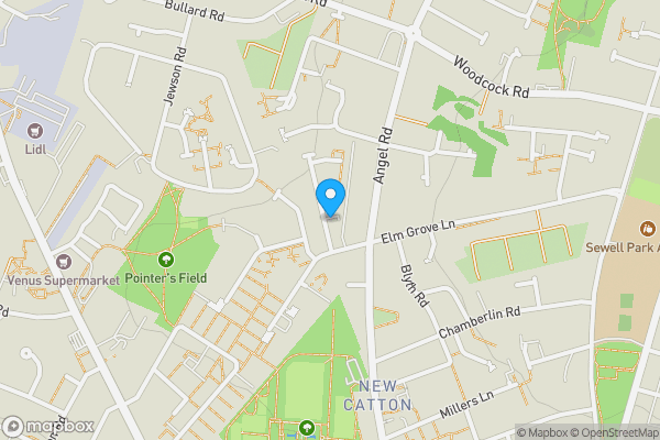 Map location for 18, Rackham Road, NORWICH, Norfolk, NR3 3JG