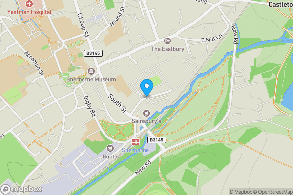 Map location for Ludbourne Road Sherborne, Dorset, DT9