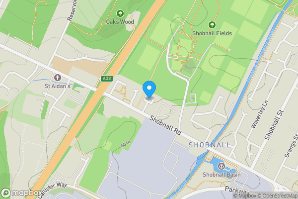 Map location for 17, Hendeley Court, BURTON-ON-TRENT, Staffordshire, DE14 2BH