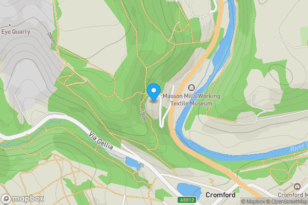 Map location for Cromford Court, Derby Road, Matlock Bath DE4 3PY