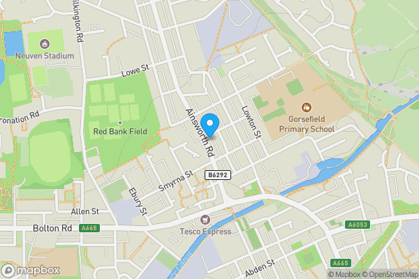 Map location for 52 Ainsworth Road, Radcliffe, M26 4EA