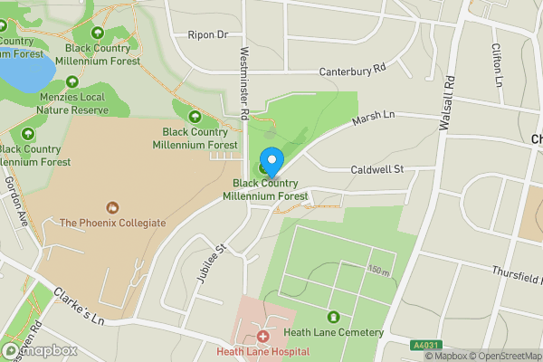 Map location for Marsh Lane, West Bromwich, West Midlands, B71 2DA