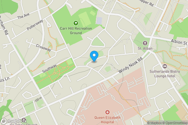 Map location for Garage at, Railton Gardens, Gateshead, Tyne And Wear, NE9 6RB