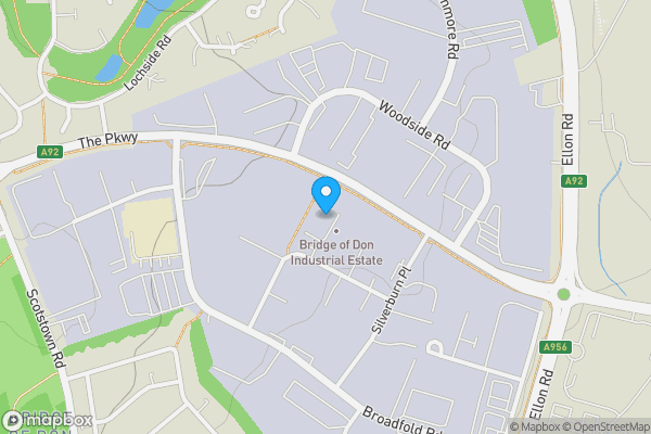 Map location for 25 Silverburn Crescent, Bridge Of Don Industrial Estate, Aberdeen, Aberdeenshire, AB23 8EW