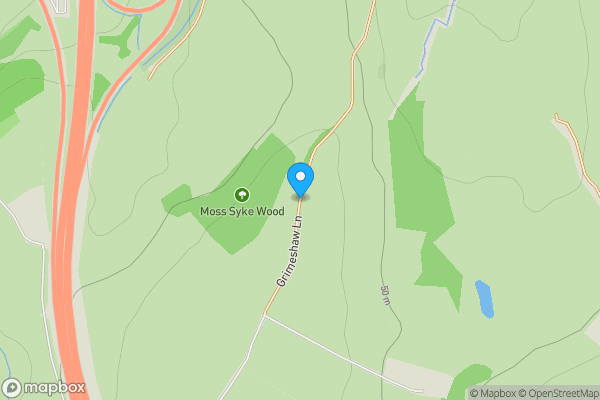 Map location for Moorside Farm Barn, Grimeshaw Lane, Quernmore, Lancaster, Lancashire LA1 3JY