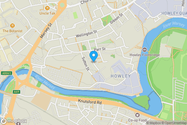 Map location for Fairclough Avenue, Warrington, Cheshire, WA1