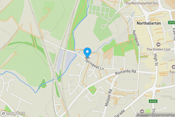 Map location for 8 Bailey Court, Northallerton, North Yorkshire, DL7 8PR