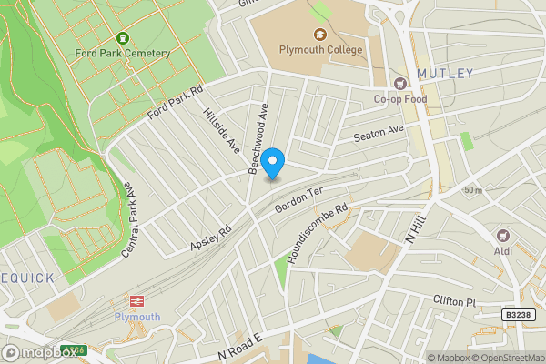 Map location for Office 8 R.E.I., 15 Apsley Road, Plymouth, Devon, PL4 6AR