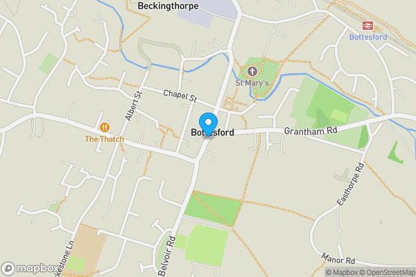 Map location for Land West Of Bottesford Lane, Nottingham, Leicestershire NG13 0AU