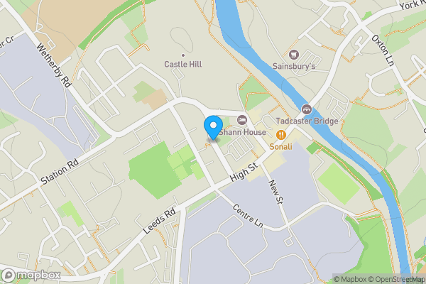 Map location for Former Hall, Chapel Street, Tadcaster, North Yorkshire, LS24 9AS