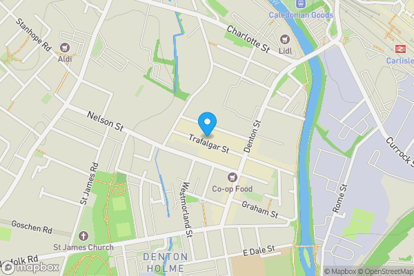 Map location for 37 Trafalgar Street, Carlisle, Cumbria CA2 5XX