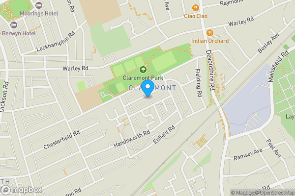 Map location for 35 Bedford Road, Blackpool, Lancashire FY1 2QS