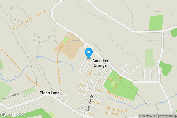 Map location for Kimberley Street, Bishop Auckland, County Durham, DL14 8UA