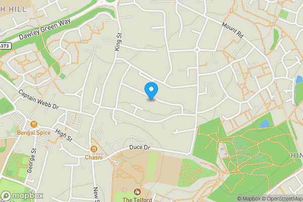Map location for 36 Gloucester Avenue Dawley, Telford, Shropshire, TF4 2HX