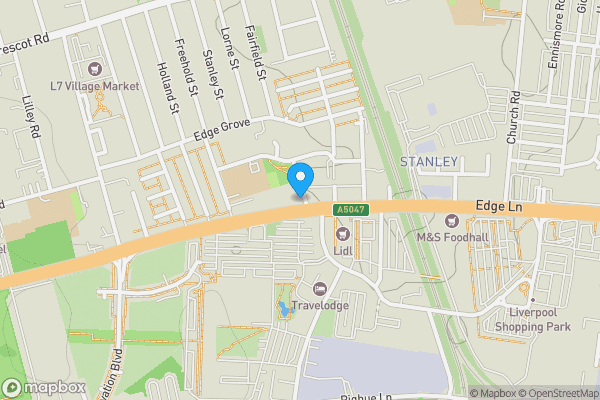 Map location for Flats 1 &amp; 2, 357A Edge Lane, Fairfield, Liverpool, Liverpool, L7 9LG L7 9LG