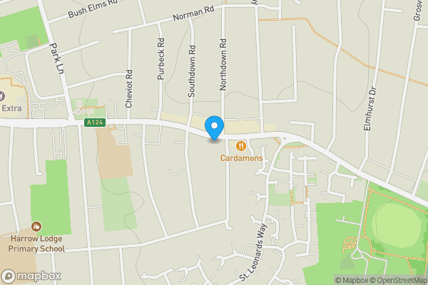 Map location for 143 Hornchurch Road, Hornchurch, Essex, RM12 4SZ