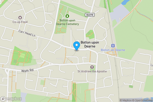 Map location for 29 Station Road Bolton-Upon-Dearne, Rotherham, South Yorkshire, S63 8AA