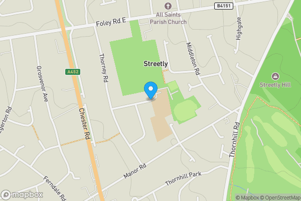Map location for Briar Avenue, Sutton Coldfield, West Midlands, B74 3HX
