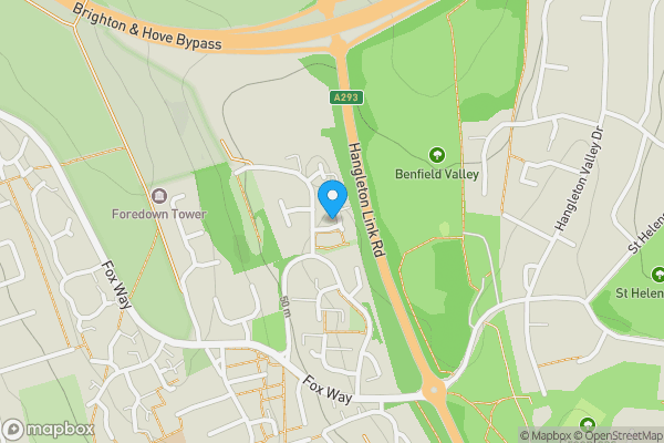 Map location for Plot 3, Land South of A27, Brighton, Brighton and Hove, East Sussex BN41 2GR