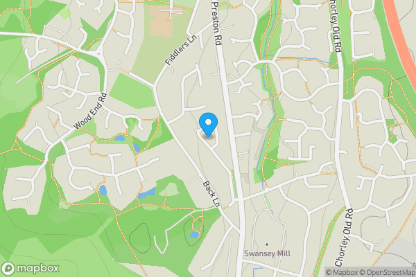Map location for 34 Bankside, Clayton-Le-Woods, Chorley, Lancashire PR6 7PZ