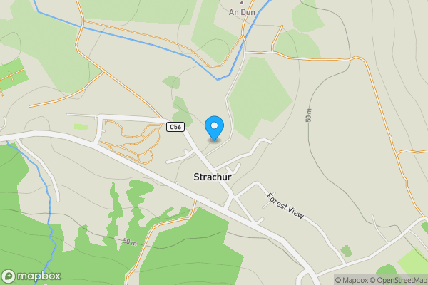 Map location for Plot at North Clachan Croft, Strachur, Argyll, PA27 8DG