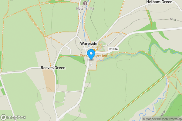 Map location for White Horse Wareside, Ware, Hertfordshire, SG12 7QX