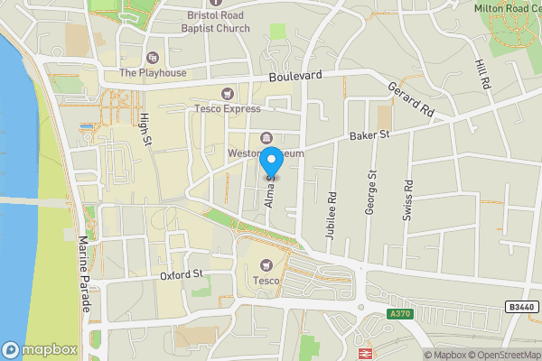 Map location for Bristol Road Lower, Weston-super-Mare, North Somerset, BS23 2PL Neva Road Weston-super-Mare, North Somerset Beach Road Weston-super-Mare, North Somerset Connaught Place Weston-super-Mare, North Somerset