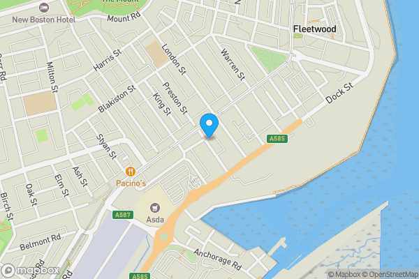 Map location for Dockers Bar, Fleetwood, Lancashire, FY7 6JA