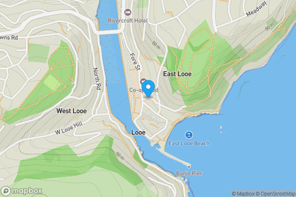 Map location for Flat 3 Polkirt, Castle Street, Looe, Cornwall, PL13 1AZ PL13 1AZ