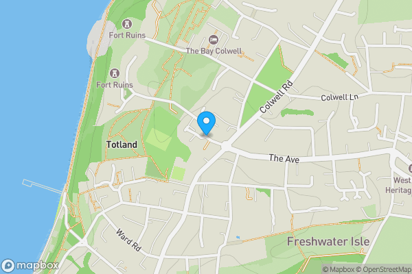 Map location for 5 Hurst Point View, Totland Bay, Isle Of Wight, PO39 0AZ