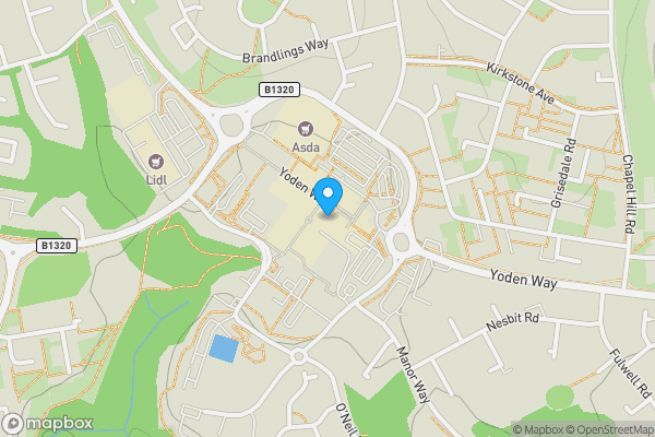 Map location for Castle Dene Shopping Centre, Peterlee, County Durham, SR8 1AL