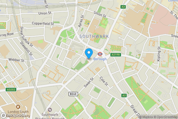Map location for Flat 2, 67 Lant Street, London, Southwark, SE1 1QN