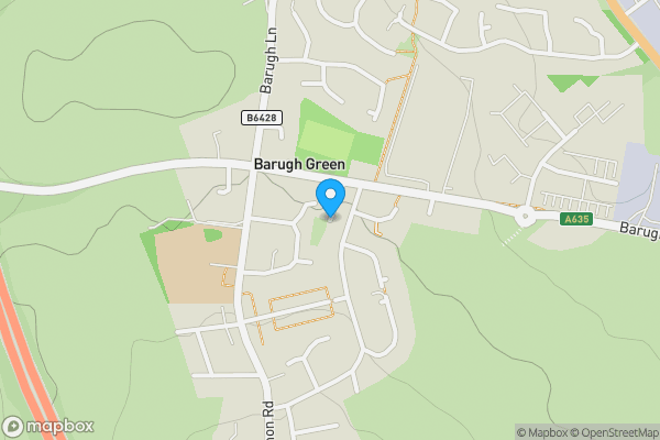 Map location for Former Barugh Green Community Centre, Barugh Green Road, Barugh Green, Barnsley, South Yorkshire S75 1JT
