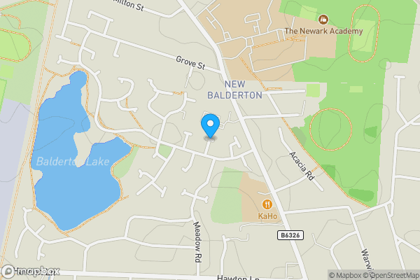 Map location for Land at, Alder Close, Hazel Grove and Maythorne Close, Balderton, Newark, NG24 3AU