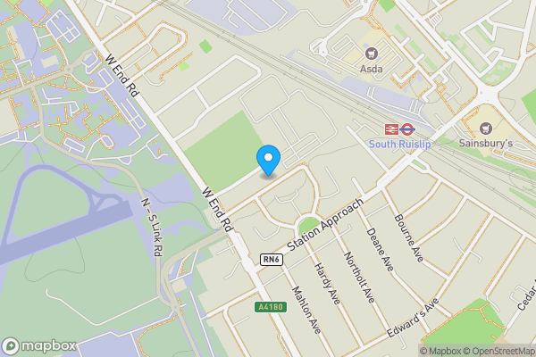 Map location for 31 Cavendish Avenue, Ruislip, Middlesex, HA4 6QJ