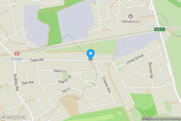 Map location for Talke Road, STOKE-ON-TRENT, Staffordshire, ST7 2PP