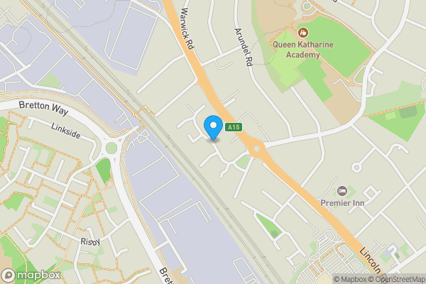 Map location for Walton Park, PETERBOROUGH, Cambridgeshire, PE4 6GS