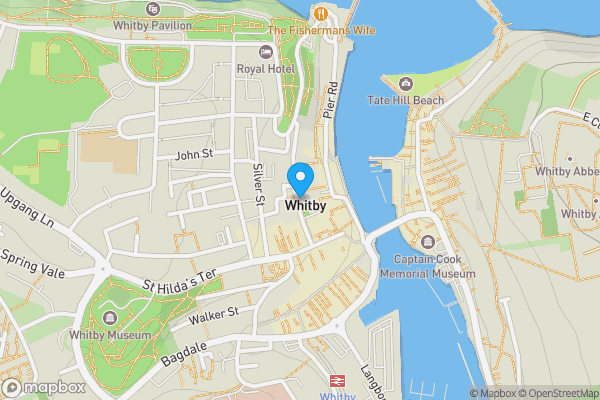 Map location for 32 Cliff Street, Whitby, North Yorkshire, YO21 3DD
