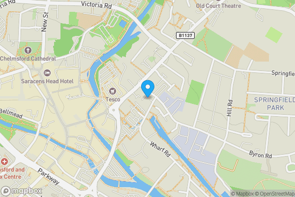 Map location for International House, 2 Navigation Road, Chelmsford, Essex, CM2 6HX