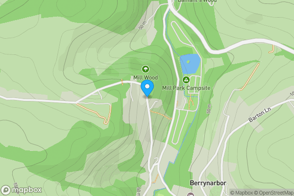 Map location for Grattons Cedar Lodges, Hagginton Hill, Berrynarbour , Ilfracombe, EX34 9SB