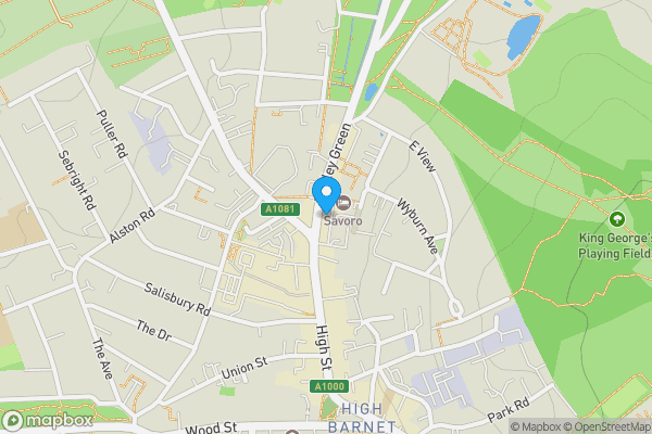 Map location for 196 High Street, Barnet, Hertfordshire, EN5 5SZ