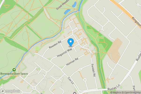 Map location for Garages 1-24 Rear Of Crane Court, Epsom, Surrey, KT19 9QD