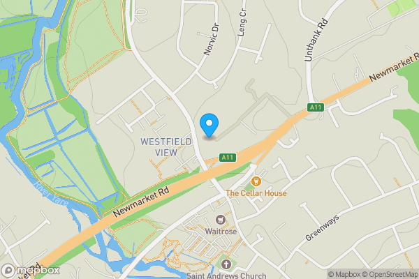 Map location for 8A Poplar Avenue, Norwich, Norfolk NR4 7LB