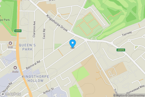 Map location for 101 Stanhope Road, Northampton, Northamptonshire, NN2 6JU