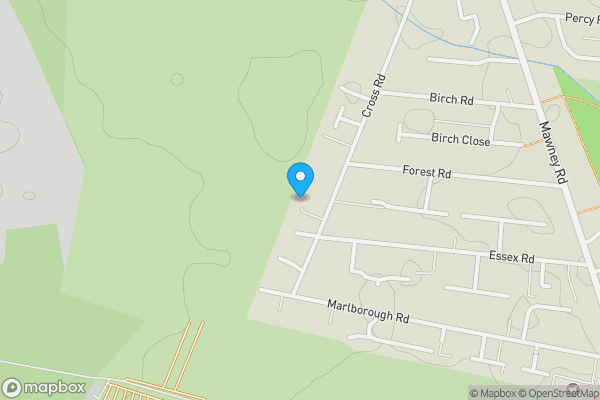 Map location for 35, Cross Road, ROMFORD, Essex, RM7 8AU